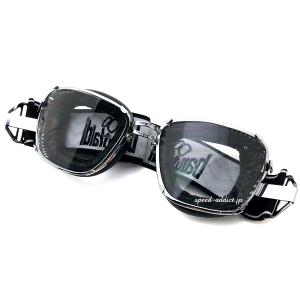 baruffaldi INTE 259 GOGGLE BLACK/バルファルディインテ259ゴーグル黒ブラックレトロクラシックカーオープンカー二眼piaggioピアジオvespa｜speed-addict