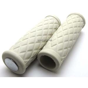 Nice!Motorcycle DIAMOND GRIP（ナイスモーターサイクルダイヤモンドグリップ）WHITE インチバー用｜speed-addict