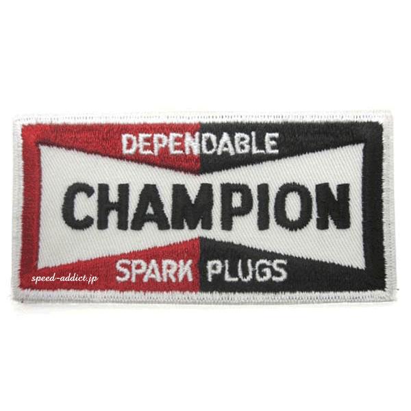 70's VINTAGE CHAMPION WAPPEN/ビンテージチャンピオンプラグワッペンind...