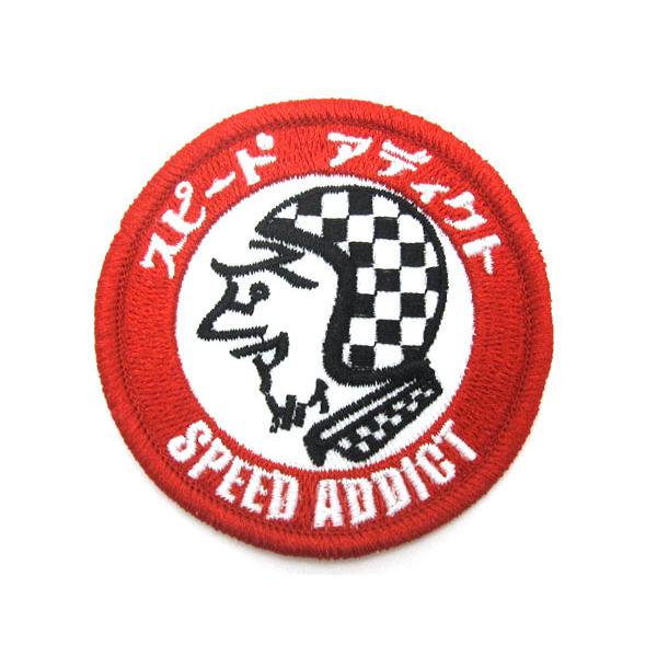 SPEED ADDICT WAPPEN/刺繍ワッペンビンテージヘルメットbellベル500-tx50...