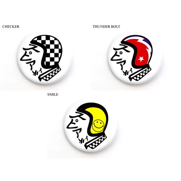 SPEED ADDICT 缶バッジセット CHECKER ＋ THUNDER BOLT ＋ SMIL...