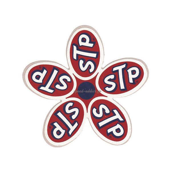 60's VINTAGE STP Sticker FLOWER POWER 100mm×100mm/...