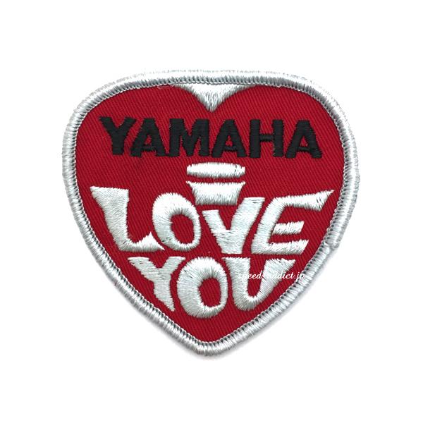 70's VINTAGE YAMAHA I LOVE YOU WAPPEN/ワッペンヤマハ刺繍アップ...