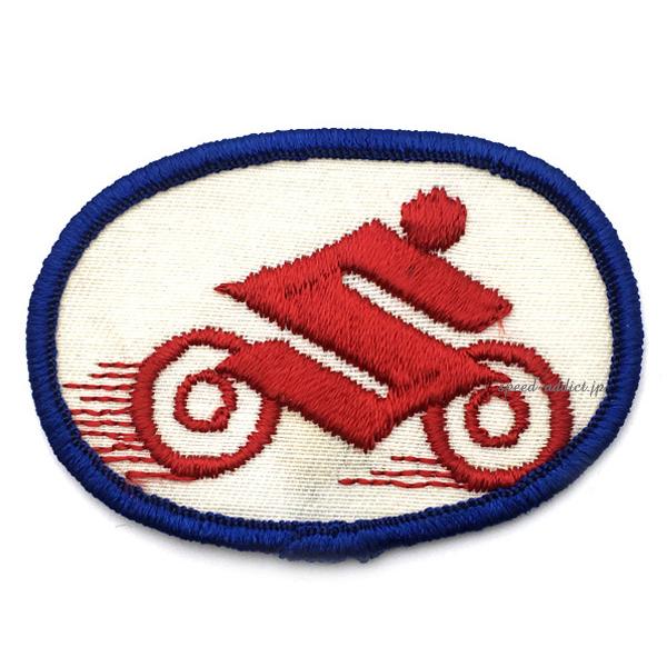 60's VINTAGE SUZUKI WAPPEN/刺繍ワッペンgs750gs400gt750rg...