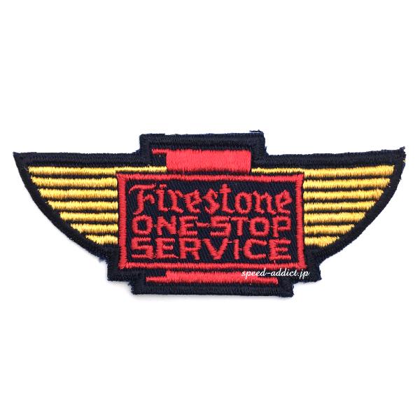 60's VINTAGE FIRESTONE ONE-STOP SERVICE WAPPEN/ファイ...