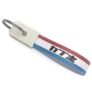 昭和レトロ カブ主 キーホルダー TRICOLORE/カブヌシスーパーカブ