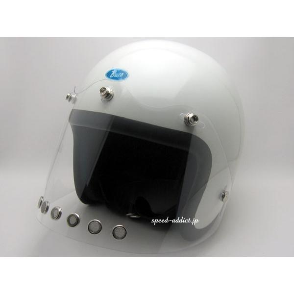 BOB HEATH VISORS VENTILATION FLAT SHIELD クリア/ボブヒース...