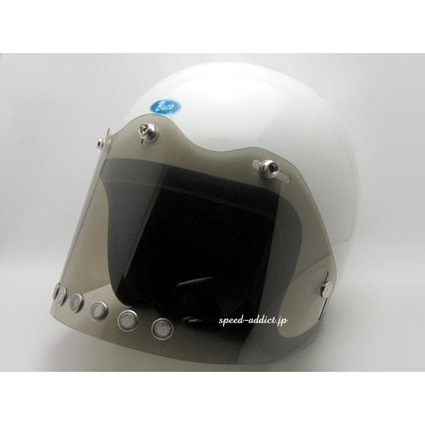BOB HEATH VISORS VENTILATION FLAT SHIELD スモーク/ボブヒー...