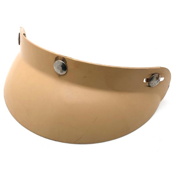 70's USA製 VINTAGE BUBBLE VISOR WHITE ヤレ/白バブルバイザービン...