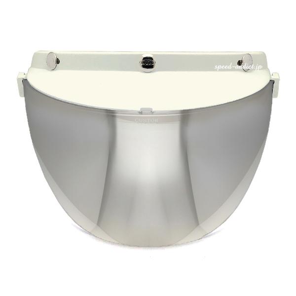 DIN MARKET RT-1N FLIP UP SHIELD IVORY × FLASH MIRR...