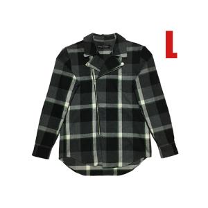 RIDERS FLANNEL SHIRT GRAY CHECK M/ビンテージグレーチェック