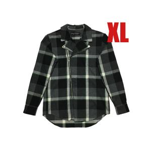 RIDERS FLANNEL SHIRT GRAY CHECK M/ビンテージグレーチェック