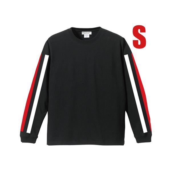 60's RACING STRIPE L/S T-shirt BELL STRIPE BLACK S...