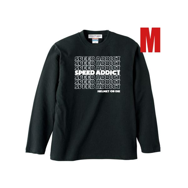 SPEED ADDICT… L/S T-shirt BLACK M/長袖tシャツロンteeビンテージ...