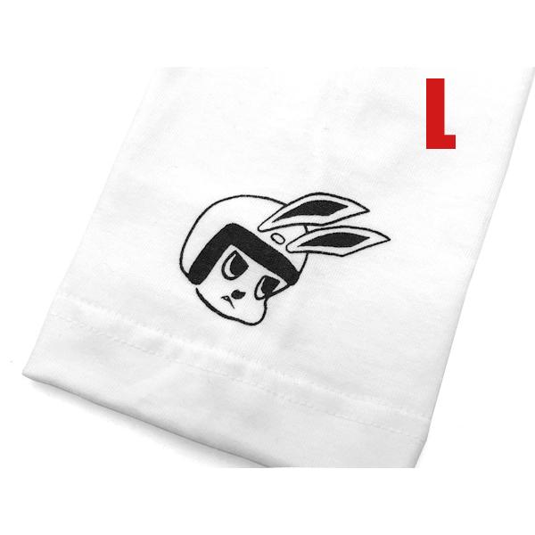 CHECKER RABBIT L/S T-shirt WHITE L/ヴィンテージvintageクラ...