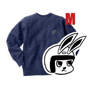 リバース縫製 サイドリブ スピードアディクト SWEAT NAVY × RED XL