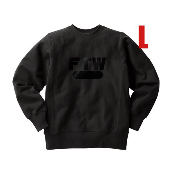 リバース縫製 サイドリブ FTW SWEAT BLACK L/黒ビンテージスウェットチャンピオンカレ...