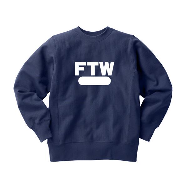 リバース縫製 サイドリブ FTW SWEAT NAVY/ネイビービンテージスウェットチャンピオンカレ...