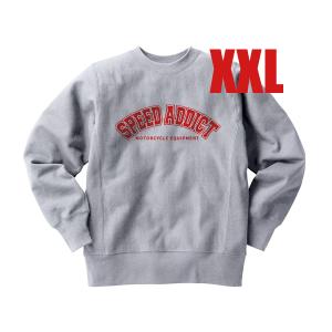 Champion Reverse Weave TYPE SPEED ADDICT COLLEGE LOGO SWEAT GRAY XXL/チャンピオンリバースウィーブスウェット単色タグトリコタグ古着｜speed-addict