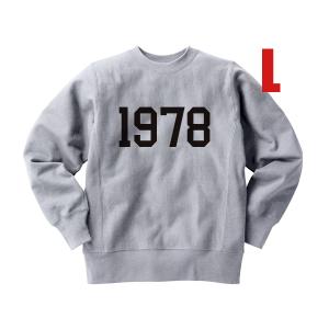 リバース縫製 サイドリブ FOREVER 2 WHEELS SWEAT GRAY/グレー