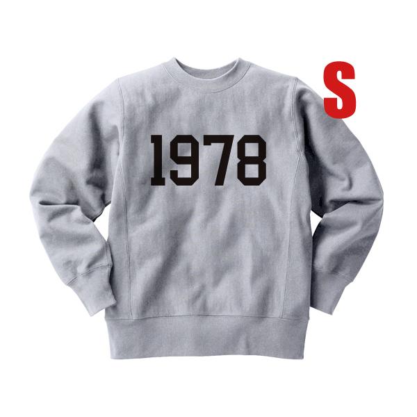 リバース縫製 サイドリブ 1978 SWEAT GRAY S/グレービンテージスウェットチャンピオン...