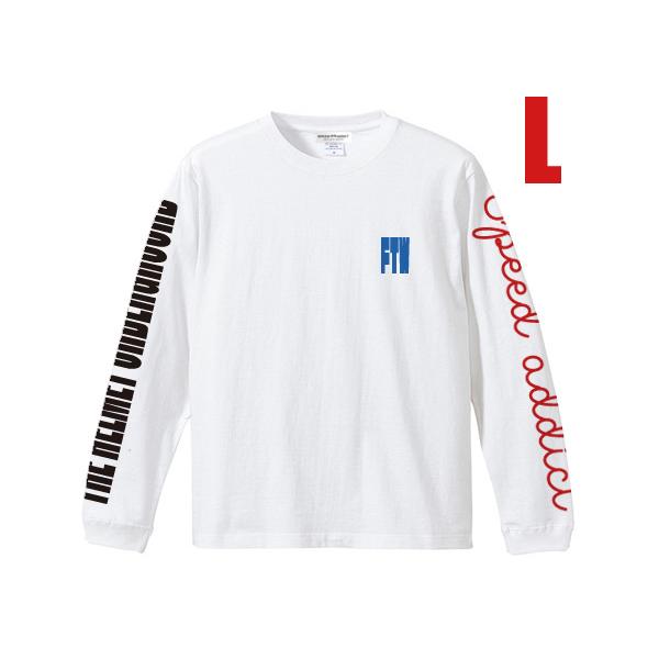 FTW HU SA L/S T-shirt WHITE L ハーレーチョッパーバイクサイドバルブナッ...