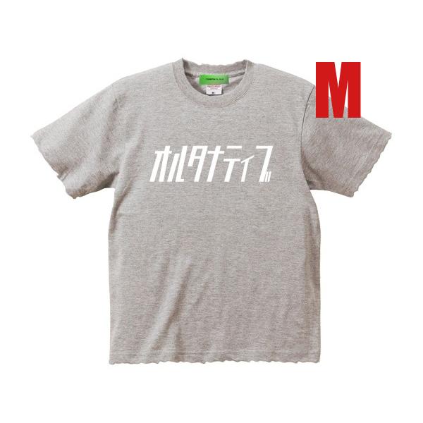 ダメージ加工 蓄光プリント オルタナティブ T-shirt GRAY M/バンドteeピクシーズ少年...