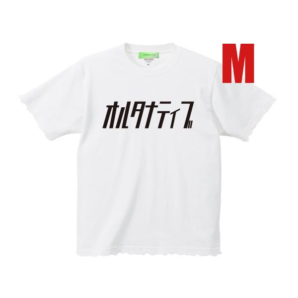 ダメージ加工 蓄光プリント オルタナティブ T-shirt WHITE M/白tシャツレッチリR.E...