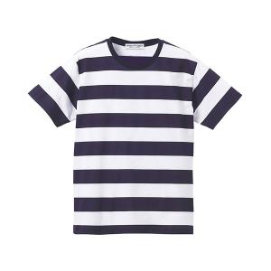 PRISONER BORDER POCKET T-shirt BLACK×CHARCOAL/プリズナーボーダー