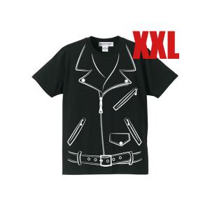 だまし絵 Wライダース T-shirt BLACK XXL/vansonバンソンlewis leat...