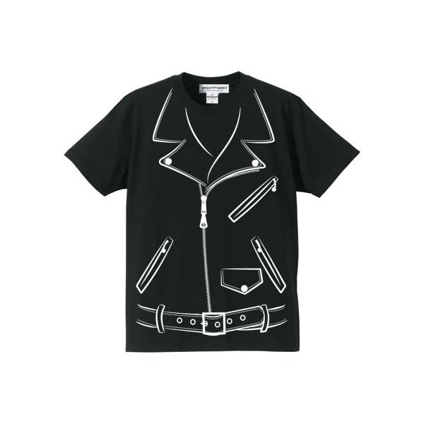 だまし絵 Wライダース T-shirt BLACK/langlitz leatherラングリッツレザ...