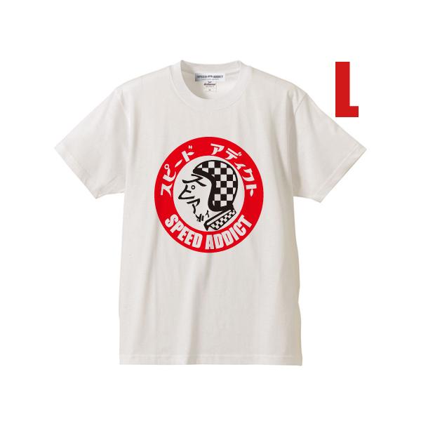 SPEED ADDICT TRADE MARK T-shirt カタカナ L/shoeiショウエイa...