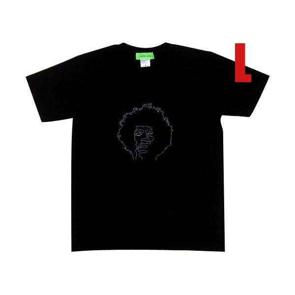 stencil JIMI HENDRIX Tシャツ BLACK L/ステンシルジミ・ヘンドリックスフ...