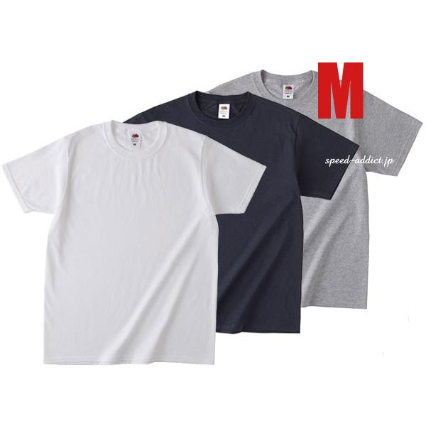 FRUIT OF THE LOOM 日本人向け仕様 Tシャツ 3pc SET WHITE + BLA...