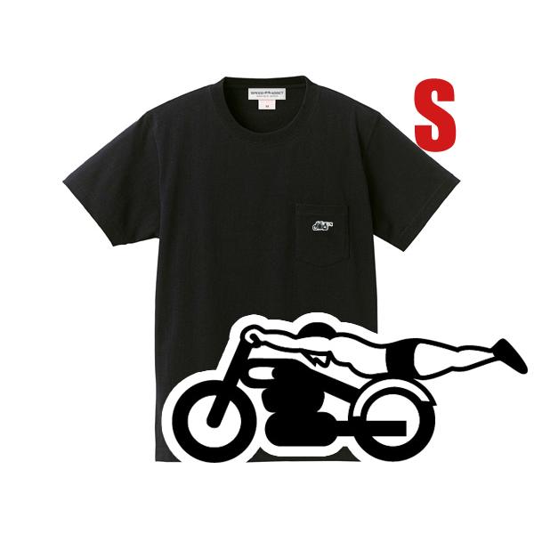 SUPER HEAVY WEIGHT スピードアディクト POCKET T-shirt BLACK ...