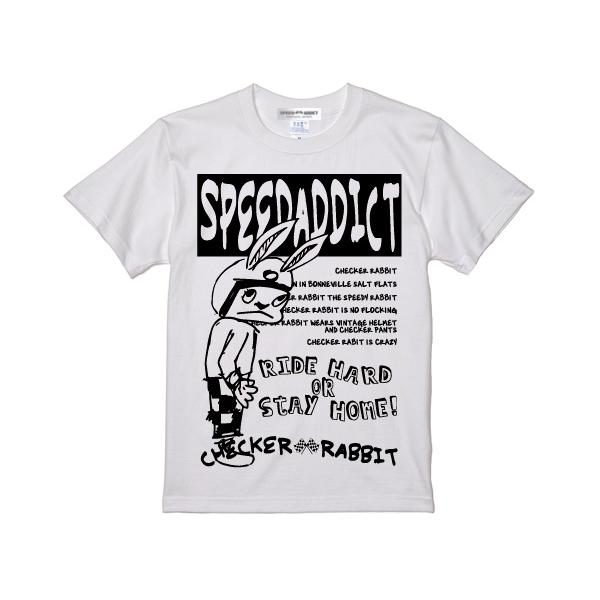 【CHECKER RABBIT T-SHIRT】/鉄スクーター富士重工ラビットスクーターラビットジュ...