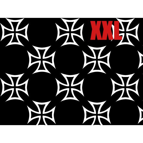 IRON CROSS POCKET T-shirt BACK PRINT XXL/ハーレーチョッパー...