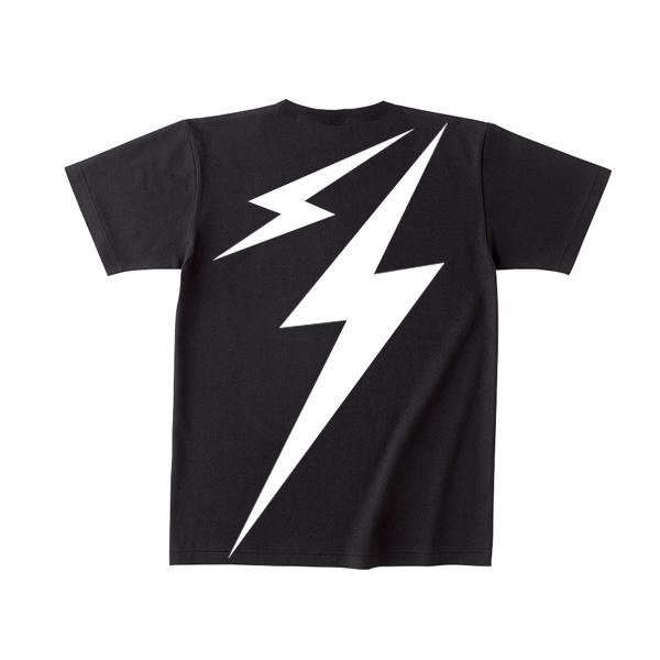 LIGHTNING BOLT POCKET T-shirt BACK PRINT/稲妻雷カミナリ族暴...