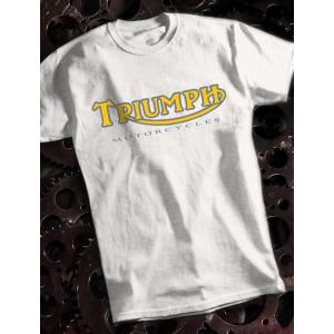 METRO RACING TRIUMPH TIGER T-shirt WHITE/メトロレーシング 