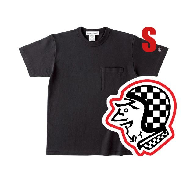 SPEED ADDICT TRADE MARK POCKET T-shirt スミクロ S/黒bla...