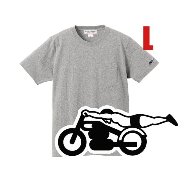 SUPER HEAVY WEIGHT 袖スピードアディクト POCKET T-shirt GRAY ...