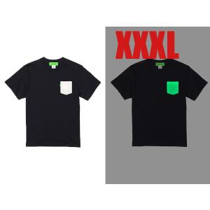 GROW IN THE DARK POCKET T-shirt BLACK XXXL/蓄光プリント暗闇で光るバンドtシャツバンtロックtシャツ夏フェスmedicom toyメディコムトイ｜speed-addict