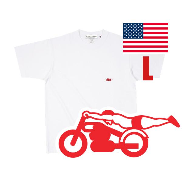 USAコットン SUPER HEAVY WEIGHT スピードアディクト T-shirt WHITE...