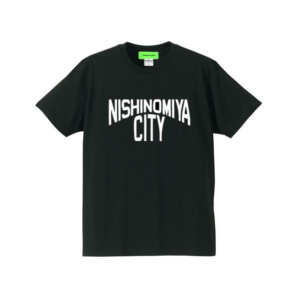 NISHINOMIYA CITY T-shirt BLACK/黒西宮市tシャツ宮っ子さくらfmみやた...