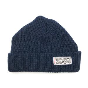 KNIT CAP GUARANTEE BLACK/ニットキャップ黒ブラックバイカー自動二輪