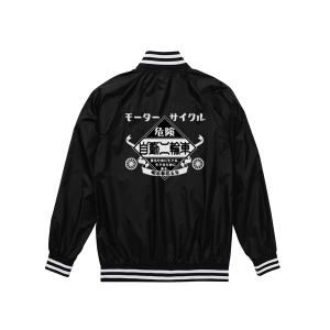 HONDA モーターサイクルスタジアムジャケット【L】 モーターサイクル 自動二輪車 NYLON STADIUM JKT BLACK L