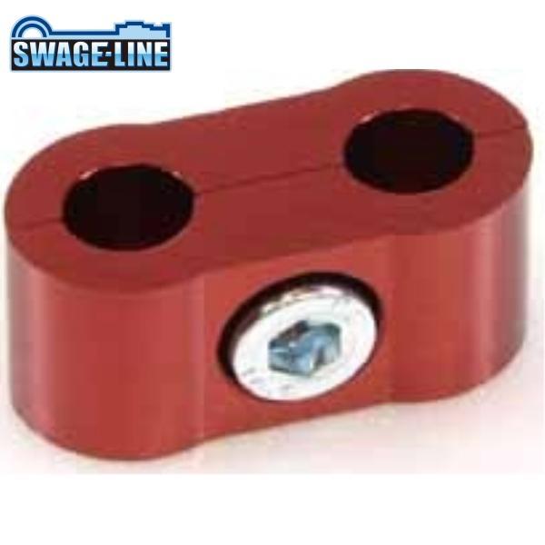 SWAGE-LINE スウェッジライン PHS033 ホースクランプ #3 レッド(1個) | ホー...