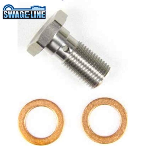 SWAGE-LINE スウェッジライン ETP318 バンジョーボルト シングル用 | 7/16-2...