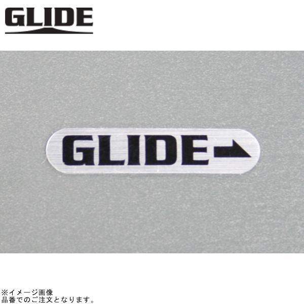 GLIDE グライド 31600002 リムステッカー アルミベース/黒文字 右 (ローテーション付...
