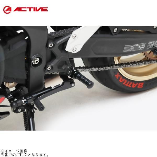 ACTIVE アクティブ 17700003B ステップバー(ライダー側) ブラック KAWASAKI...